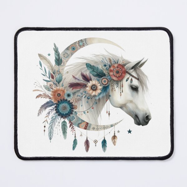 Item preview, Boho Horse Design Freyjas Favor Freyjugripur Norse Mythology designed and sold by dcohea.