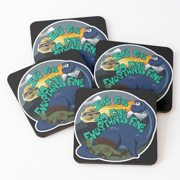 Item preview, Everything's fine Dinos designed and sold by FighterGuy.