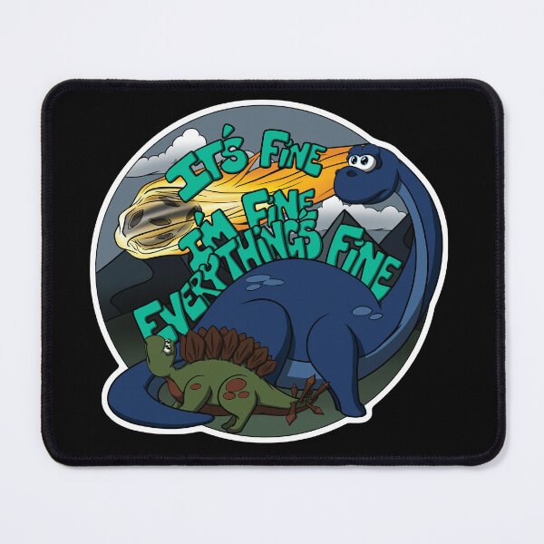 Aperçu de l'œuvre Tout va bien les dinosaures créée et vendue par FighterGuy.