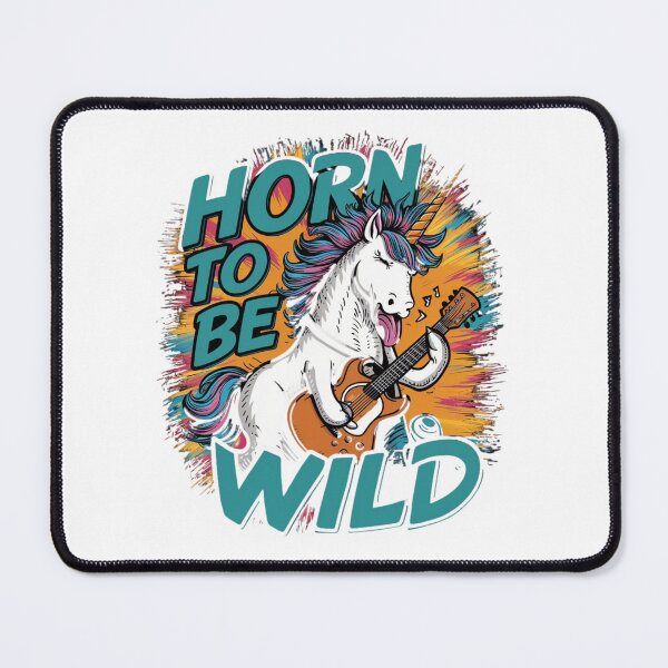 Item preview, Funny Unicorn Quote :Horn to be wild designed and sold by remonss.