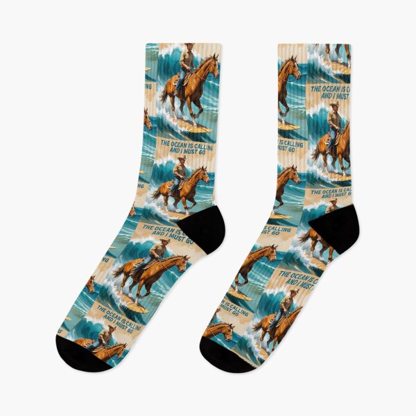 Item preview, Surfing The Ocean Is Calling And I Must Go  designed and sold by TeeARTHY.