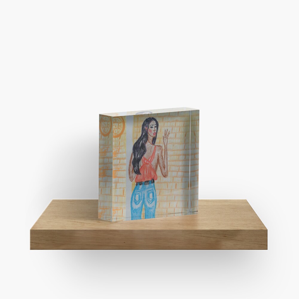 All you need is the right pair of jeans Acrylic Block