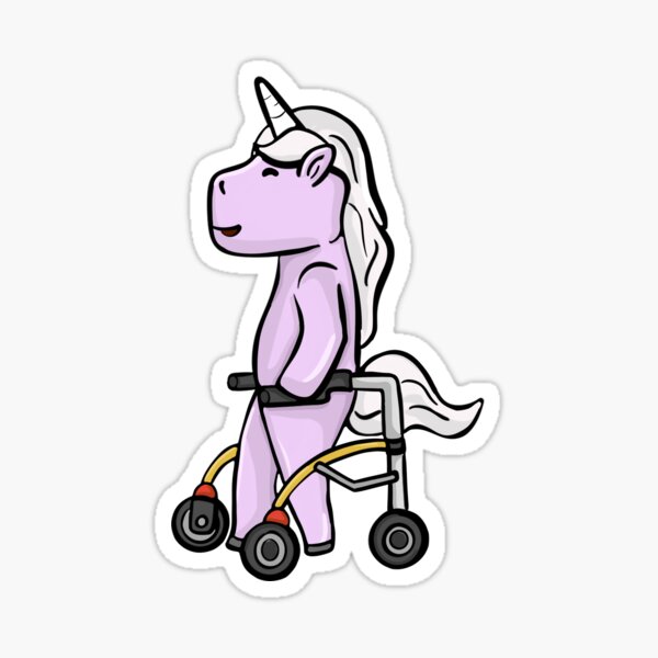Item preview, Purple Unicorn with Rear Walker designed and sold by InclusiveDinos.
