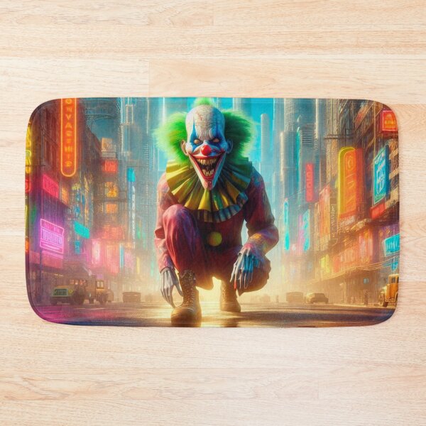 Artikelvorschau, Finsterer Clown in einer dystopischen postapokalyptischen Stadt entworfen und verkauft von TUnivers.