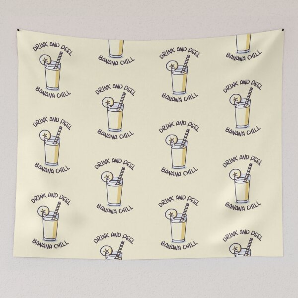Item preview, Drink and peel banana chill - banana smoothie designed and sold by Funny-Banana.