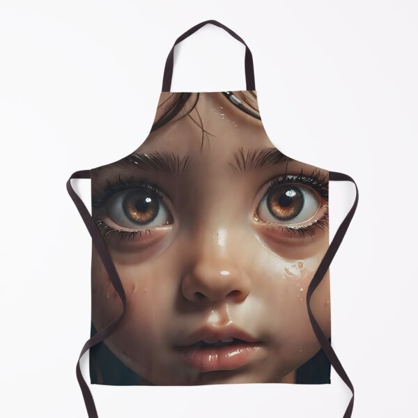 Item preview, Captivating AI Art: Emotional Portrait of a Young Girl in the Rain Mae 02 designed and sold by LoopLooArt.
