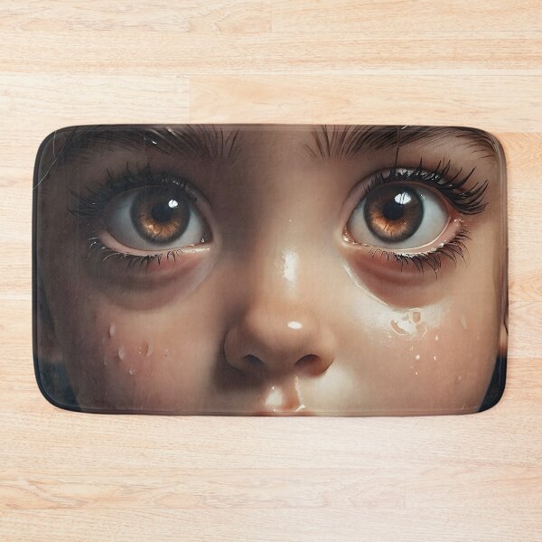 Item preview, Captivating AI Art: Emotional Portrait of a Young Girl in the Rain Mae 02 designed and sold by LoopLooArt.