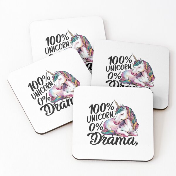 Item preview,  Funny Unicorn Quote :unicorn 0% drama designed and sold by remonss.