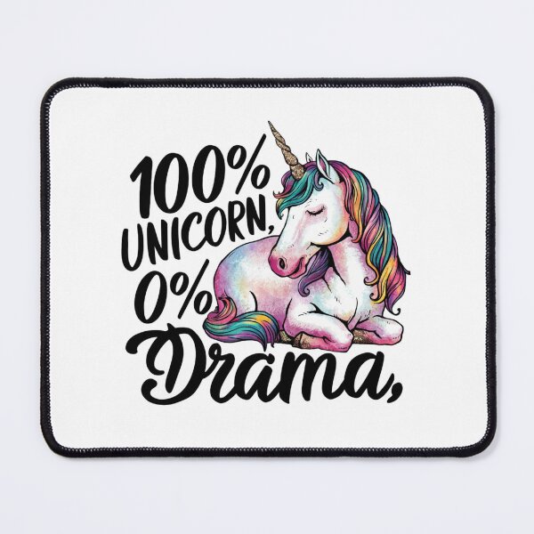 Item preview, Funny Unicorn Quote :unicorn 0% drama designed and sold by remonss.