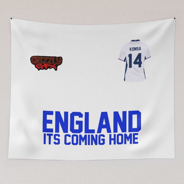 Item preview, Ezri Konsa: England’s Defensive Rock in the Pursuit of Glory designed and sold by GrizzlyCollective.