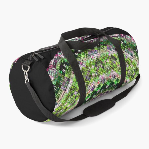 Item preview, Digital Distortion Mandala Lime Pink and Black Background designed and sold by kattakitty.
