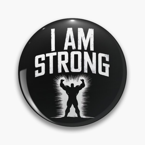 Item preview, I am strong - affirmations, positivity, reminders, inspirational phrases, quote designed and sold by Charlygood.