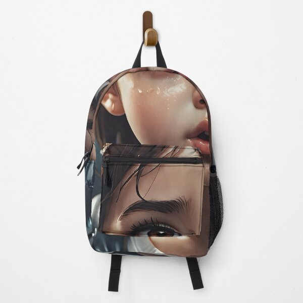 Item preview, Captivating AI Art: Emotional Portrait of a Young Girl in the Rain Mae 04 designed and sold by LoopLooArt.