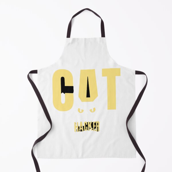 Item preview, a hacker cat with a yellow eyes designed and sold by MarwaDesigne.