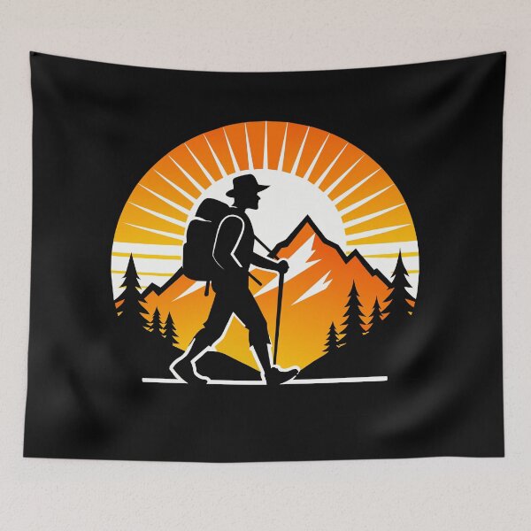 Item preview, sunset hiker  designed and sold by jkrphoto.