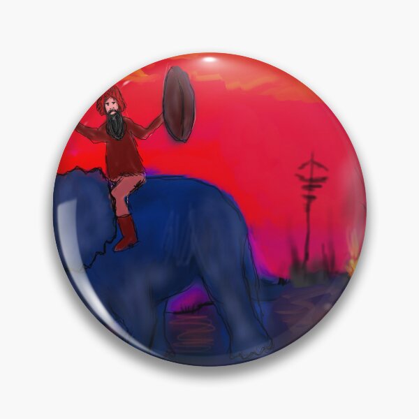 Item preview, Daily ride down to the shop on my Triceratops  Horse designed and sold by EJCairns.
