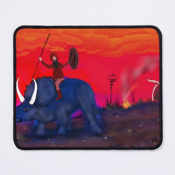 Item preview, Daily ride down to the shop on my Triceratops Horse designed and sold by EJCairns.