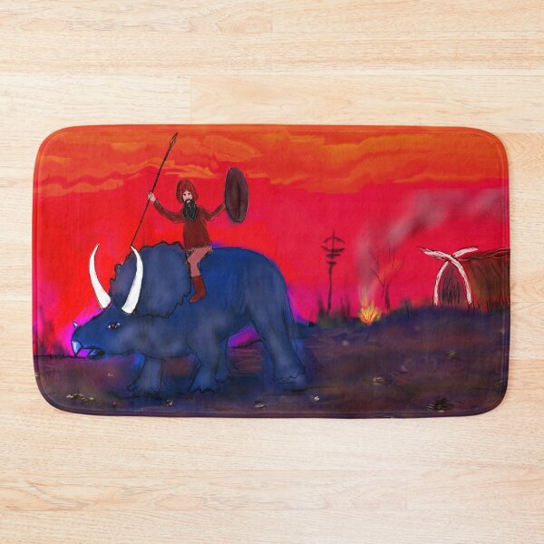 Item preview, Daily ride down to the shop on my Triceratops  Horse designed and sold by EJCairns.