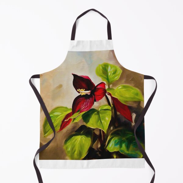 Item preview, Red Trillium (Trillium erectum) designed and sold by Island Art Studios.