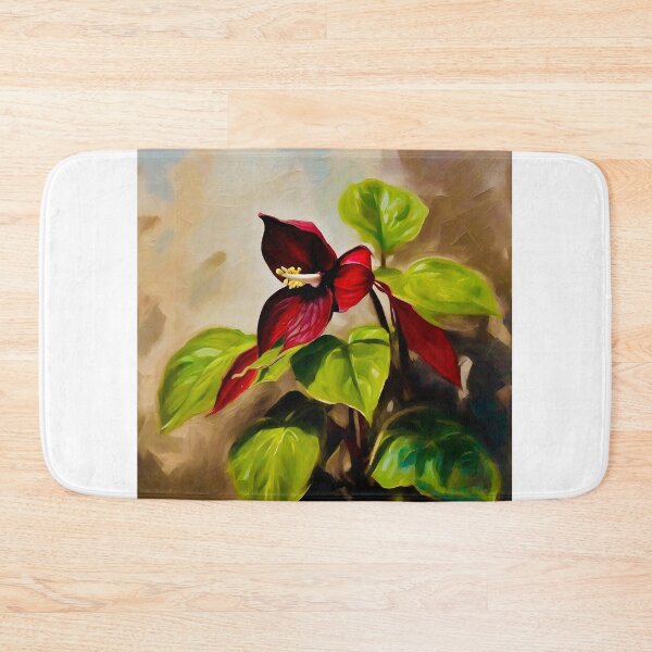 Item preview, Red Trillium (Trillium erectum) designed and sold by Island Art Studios.