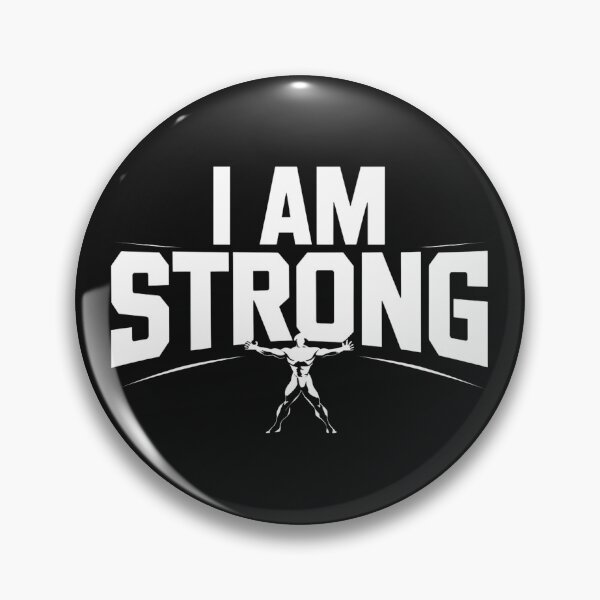 Item preview, I am strong - affirmations, positivity, reminders, inspirational phrases, quote designed and sold by Charlygood.