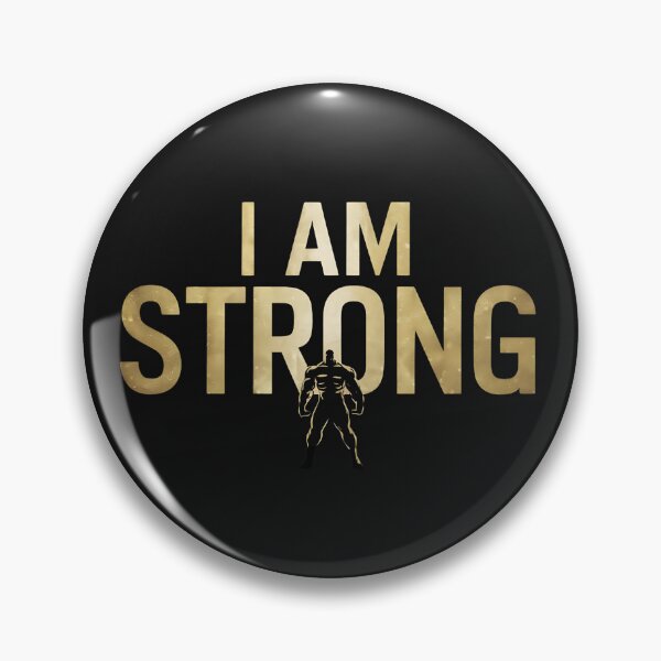 Item preview, I am strong - affirmations, positivity, reminders, inspirational phrases, quote designed and sold by Charlygood.
