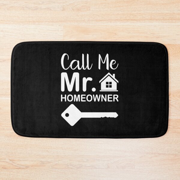 Item preview, Call Me Mr Homeowner - in white designed and sold by EmeraldeaArt.