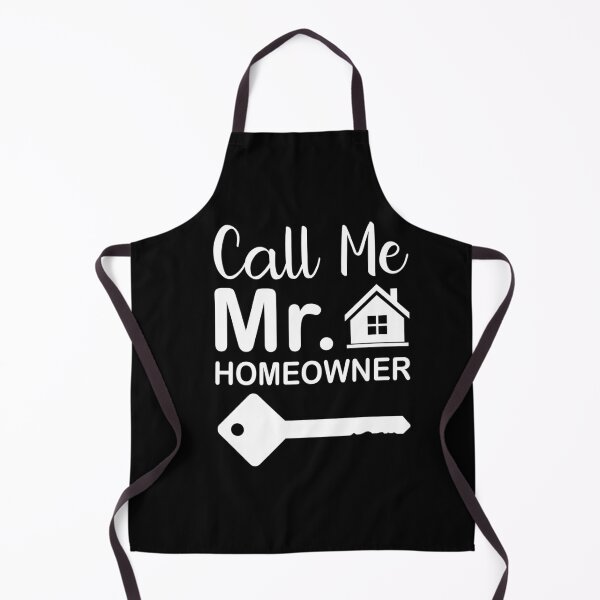 Item preview, Call Me Mr Homeowner - in white designed and sold by EmeraldeaArt.