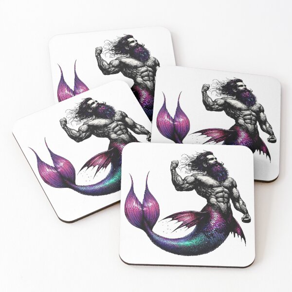 Item preview, brawny merman designed and sold by Foxlindesigns.