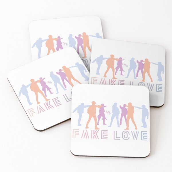 Item preview, diseño en silueta inspirado en el grupo bts en la era fake love designed and sold by mbs-desing.
