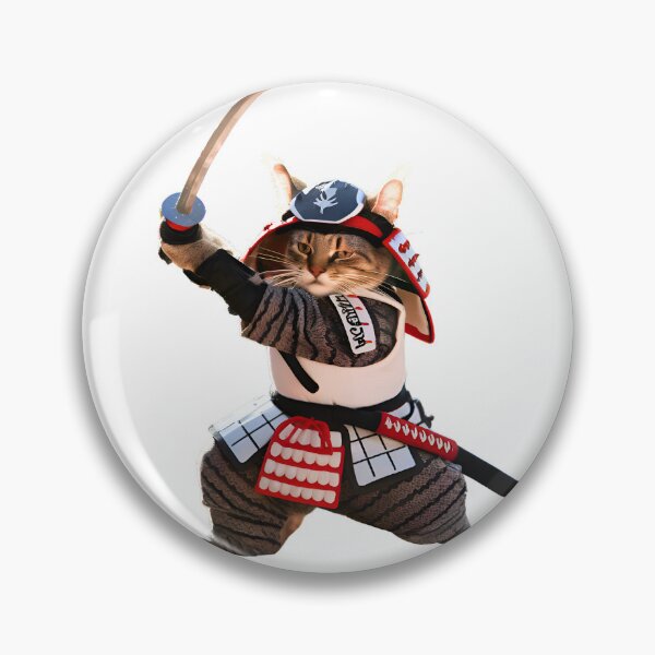Item preview, A cute samurai cat designed and sold by kateds14.