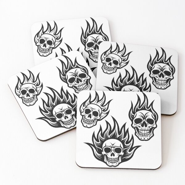 Item preview, fire skull designed and sold by jkrphoto.