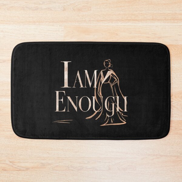 Item preview, I am enought - affirmations, positivity, reminders, inspirational phrases, quote designed and sold by Charlygood.