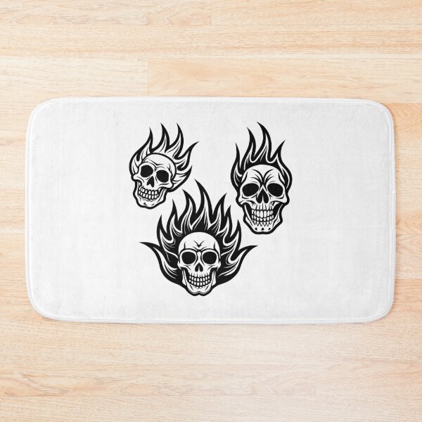 Item preview, fire skull designed and sold by jkrphoto.