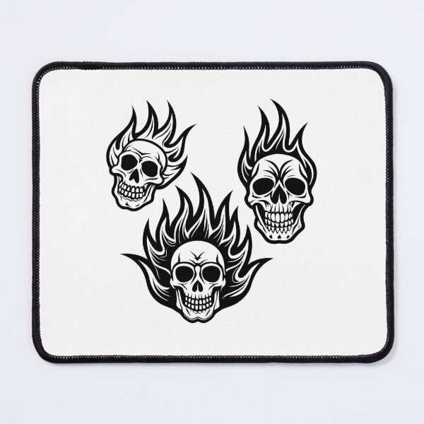Item preview, fire skull designed and sold by jkrphoto.