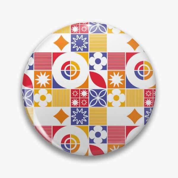Aperçu de l'œuvre Mosaïque rétro florale créée et vendue par Creativari123.