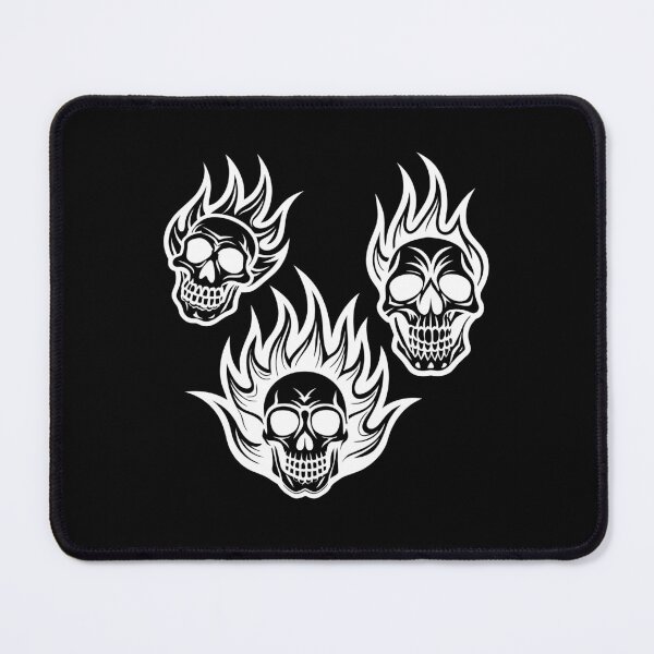 Item preview, fire skull designed and sold by jkrphoto.