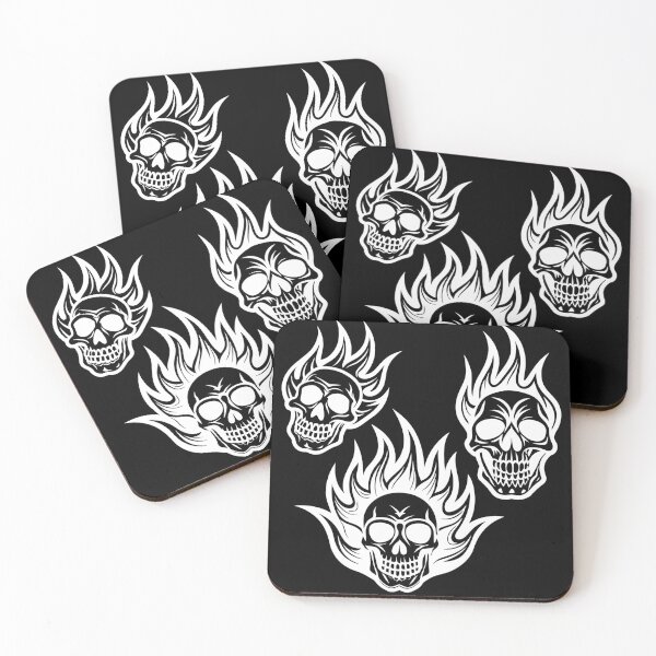 Item preview, fire skull designed and sold by jkrphoto.
