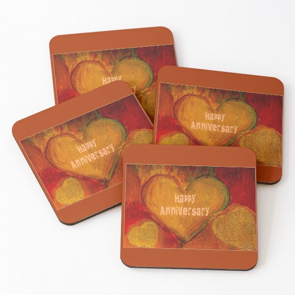 Item preview, Love Hearts Happy Anniversary 61224 designed and sold by mandalafractal.