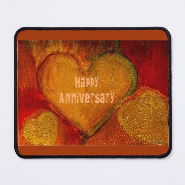 Item preview, Love Hearts Happy Anniversary 61224 designed and sold by mandalafractal.