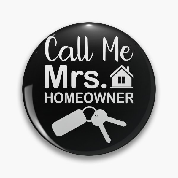 Item preview, Call Me Mrs Homeowner - in white designed and sold by EmeraldeaArt.