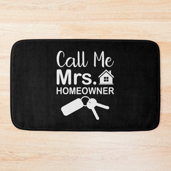 Item preview, Call Me Mrs Homeowner - in white designed and sold by EmeraldeaArt.