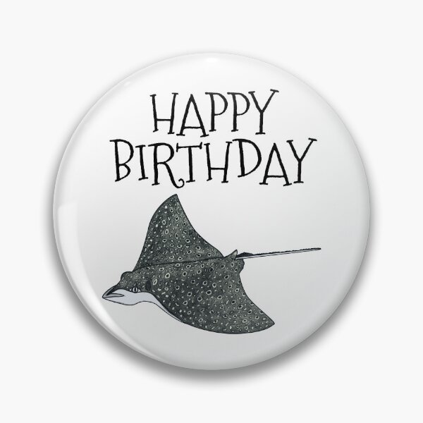 Artikelvorschau, Gefleckter Adlerrochen Alles Gute zum Geburtstag Meeresbiologe entworfen und verkauft von doodlerob.