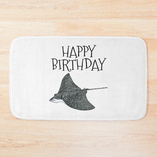 Item preview, Spotted Eagle Ray Happy Birthday Marine Biologist designed and sold by doodlerob.