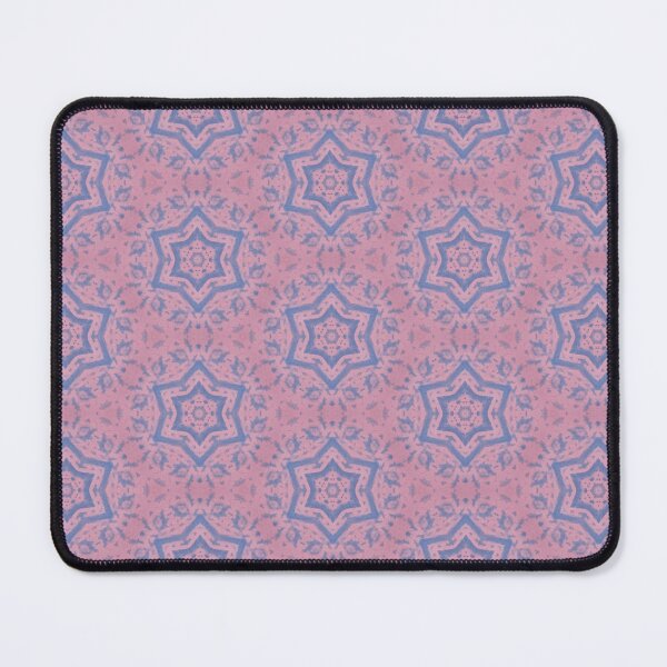Item preview, Pale pink and blue star tile pattern design designed and sold by pfc-art.