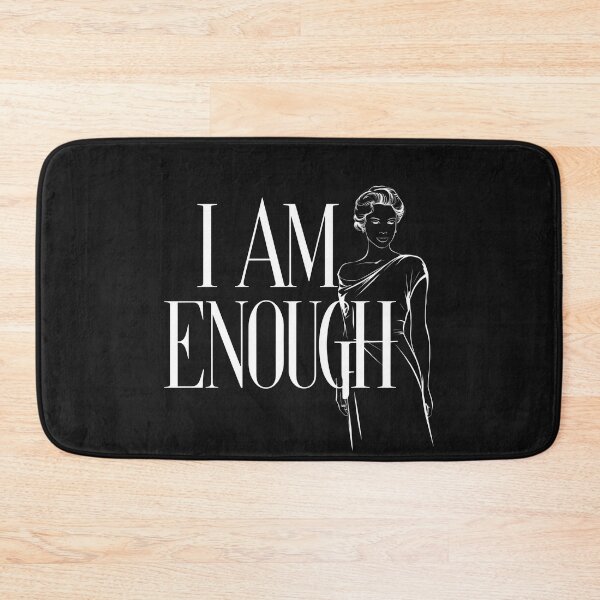 Item preview, I am enought - affirmations, positivity, reminders, inspirational phrases, quote designed and sold by Charlygood.