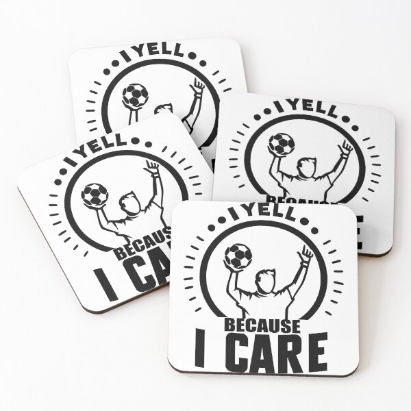 Item preview, I Yell Because I Care Soccer Dad Father's Day designed and sold by Chmielayka.