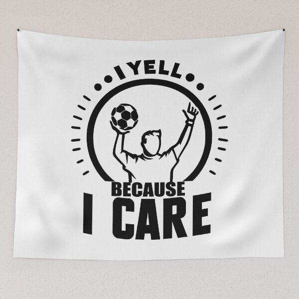 Item preview, I Yell Because I Care Soccer Dad Father's Day designed and sold by Chmielayka.
