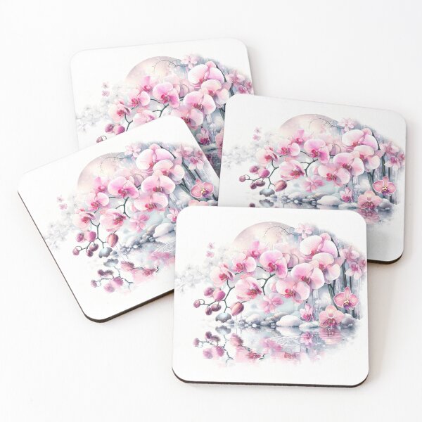 Item preview, Frost Moon Orchids designed and sold by PatomanColor.