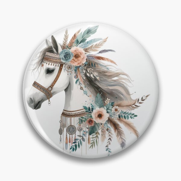 Item preview, Boho Horse Design Freyjas Favor Freyjugripur Norse Mythology designed and sold by dcohea.